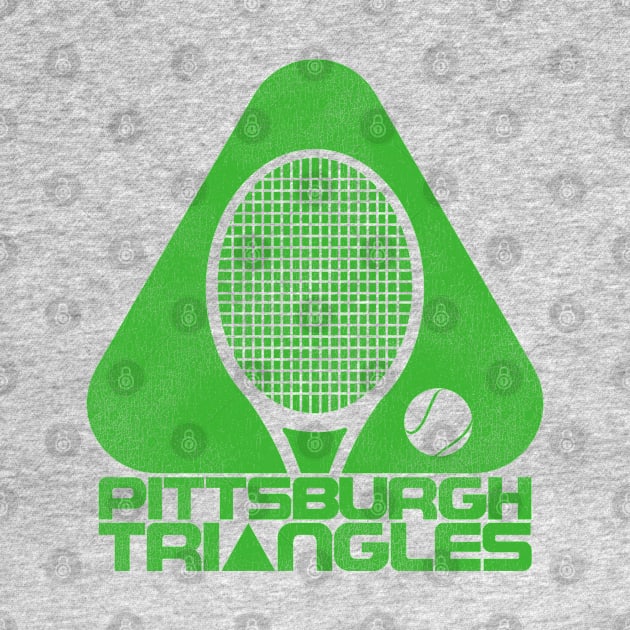 Pittsburgh Triangles Defunct 70s Tennis Team by darklordpug